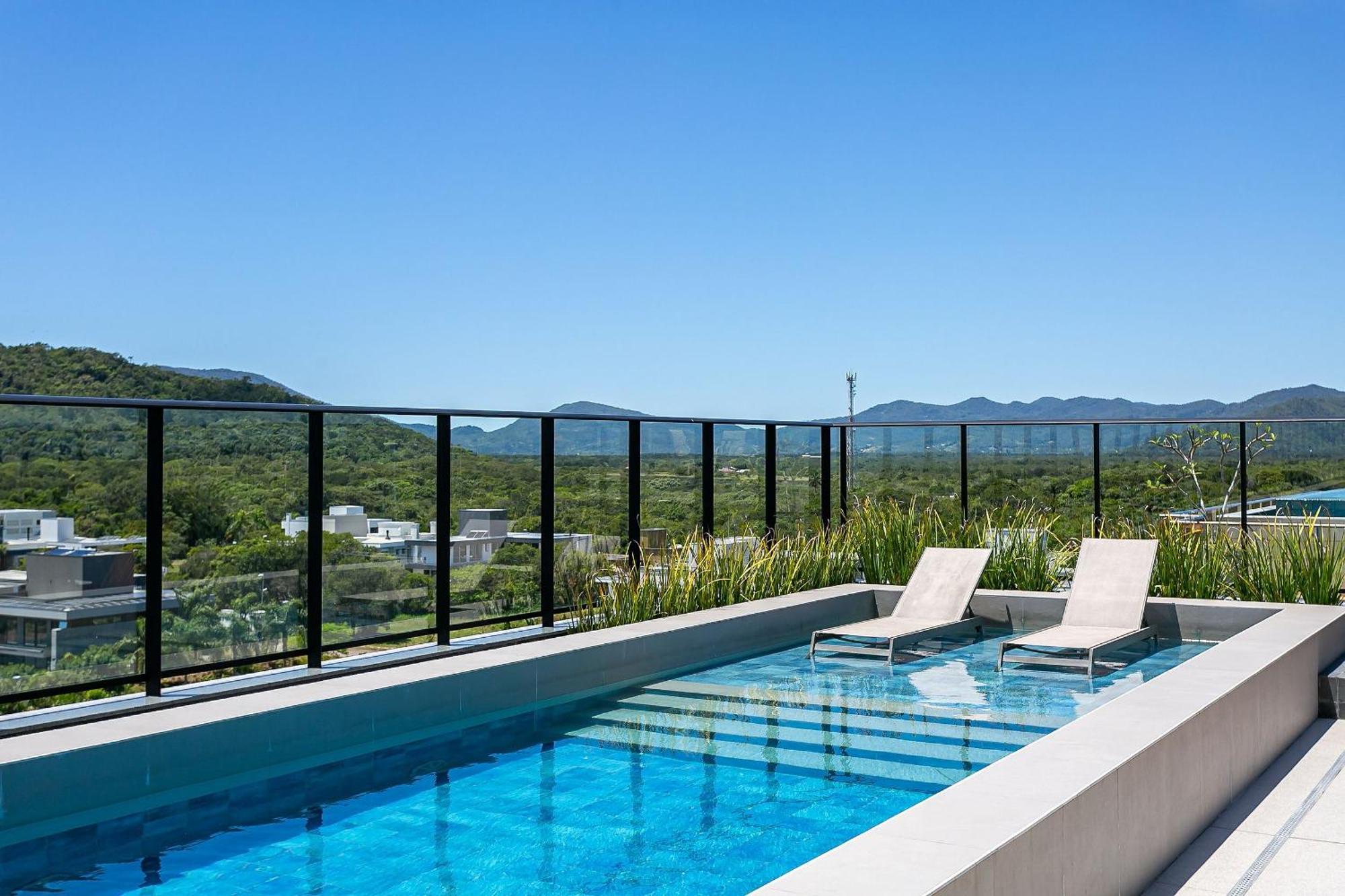 Wi-Fi 300Mb | Rooftop Com Piscina Em Jurere #Ja15 Florianópolis Eksteriør billede