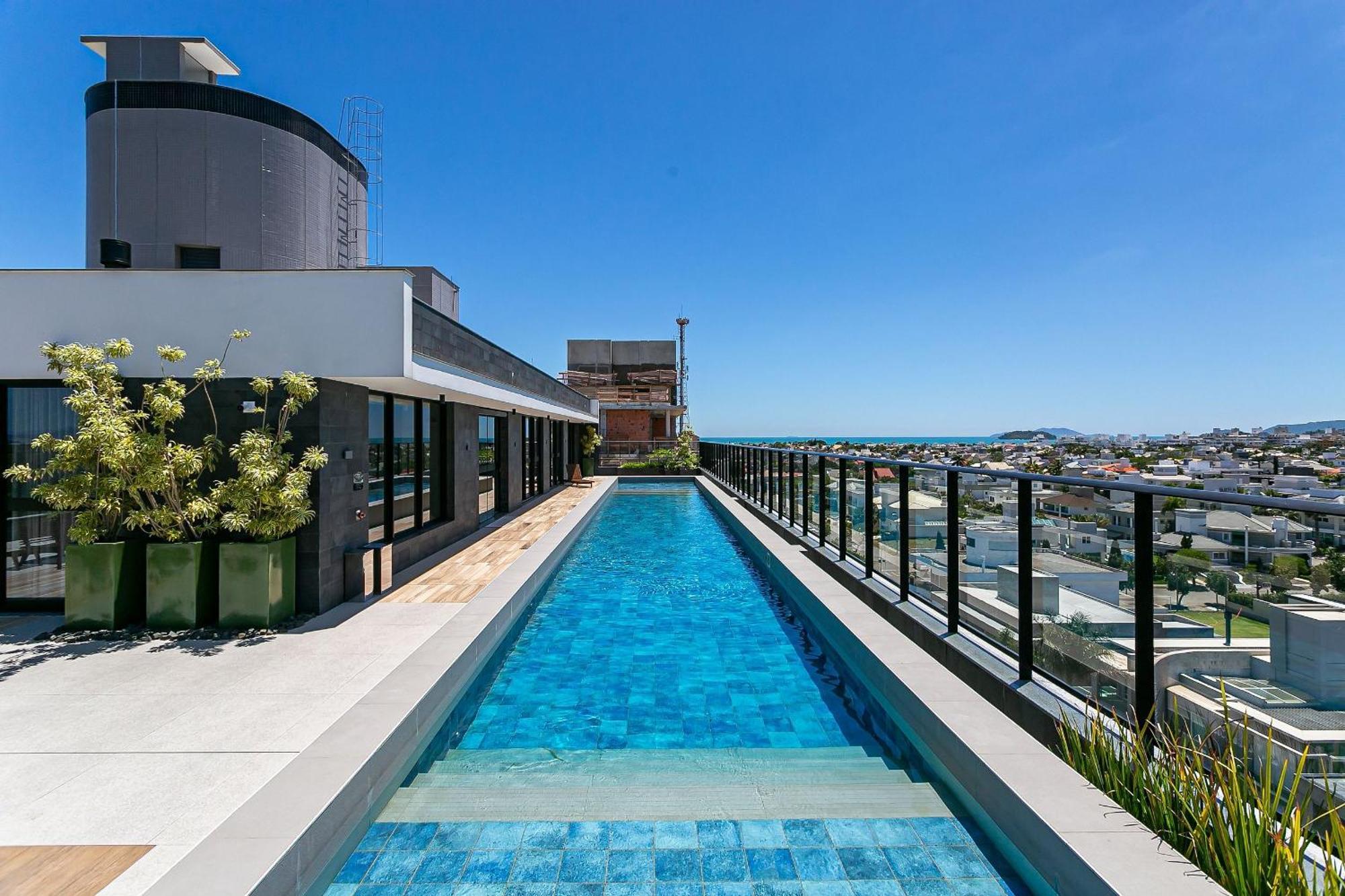 Wi-Fi 300Mb | Rooftop Com Piscina Em Jurere #Ja15 Florianópolis Eksteriør billede