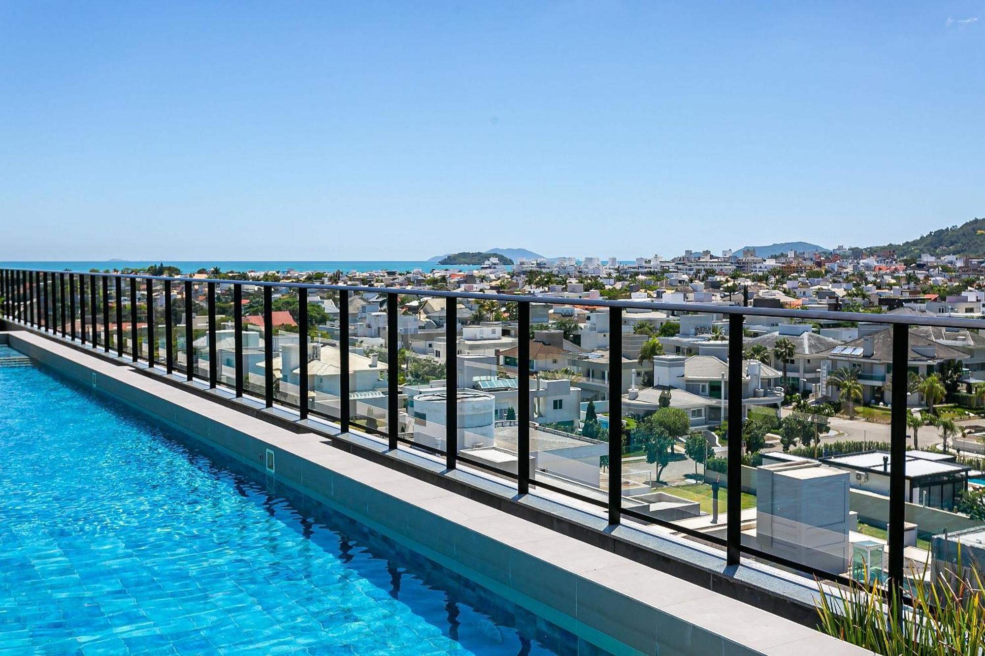 Wi-Fi 300Mb | Rooftop Com Piscina Em Jurere #Ja15 Florianópolis Eksteriør billede