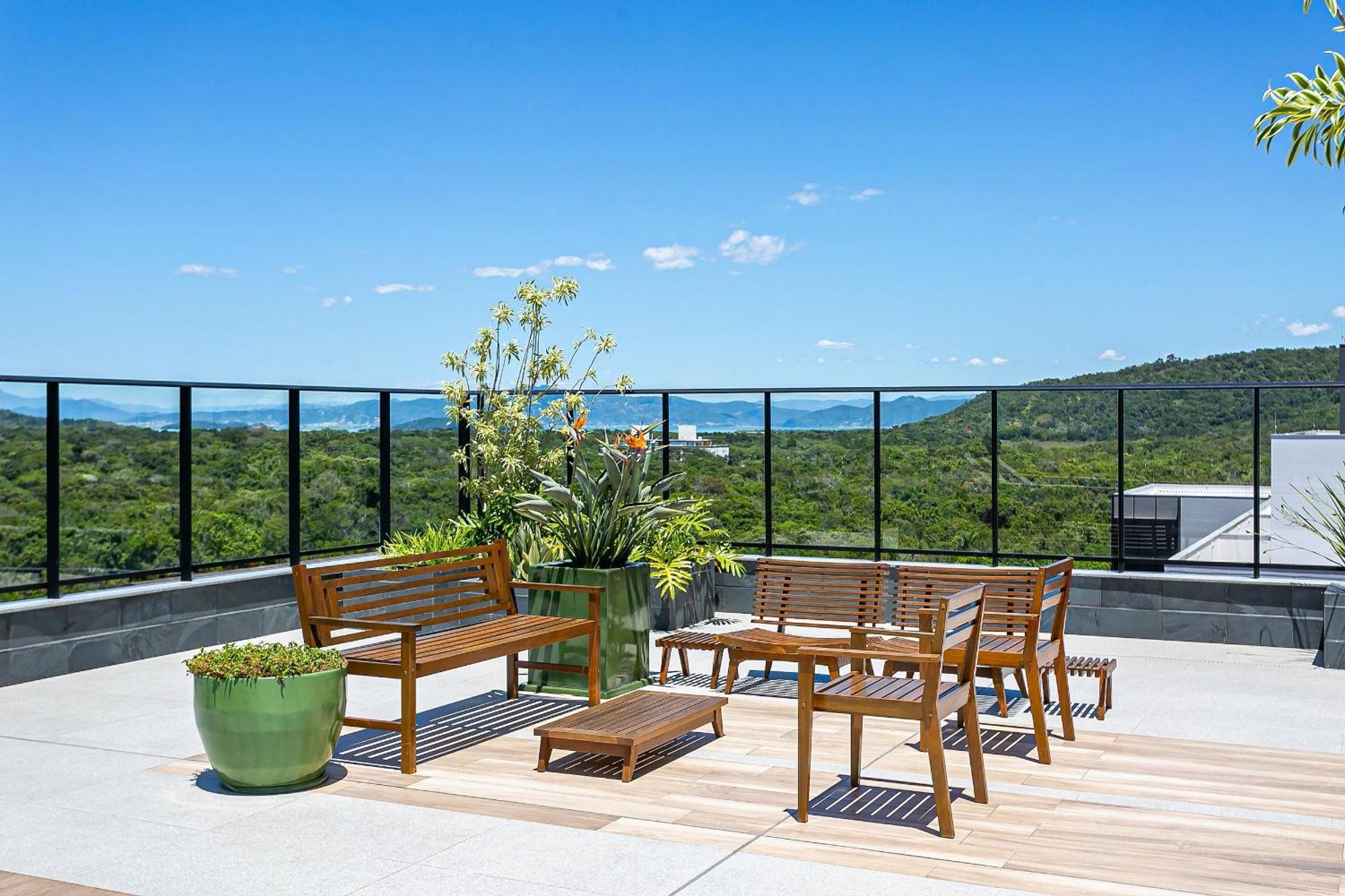 Wi-Fi 300Mb | Rooftop Com Piscina Em Jurere #Ja15 Florianópolis Eksteriør billede
